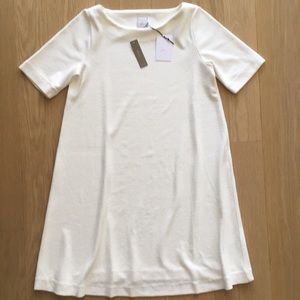 Hatch x J.Crew shift dress white/ivory size 0 XS/S